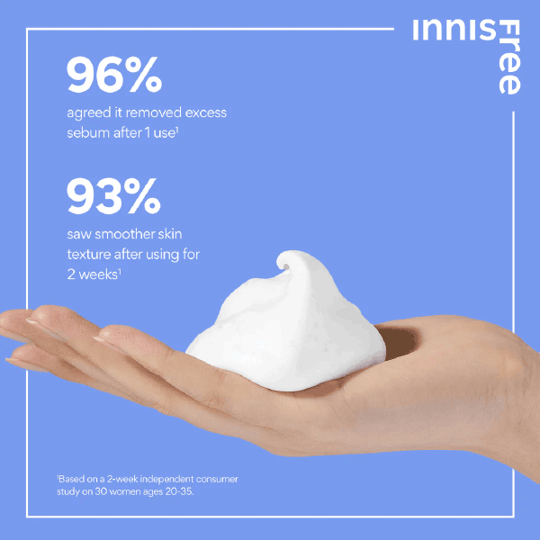 Innisfree Bija Trouble Cleansing Foam - Mirrors Beauty