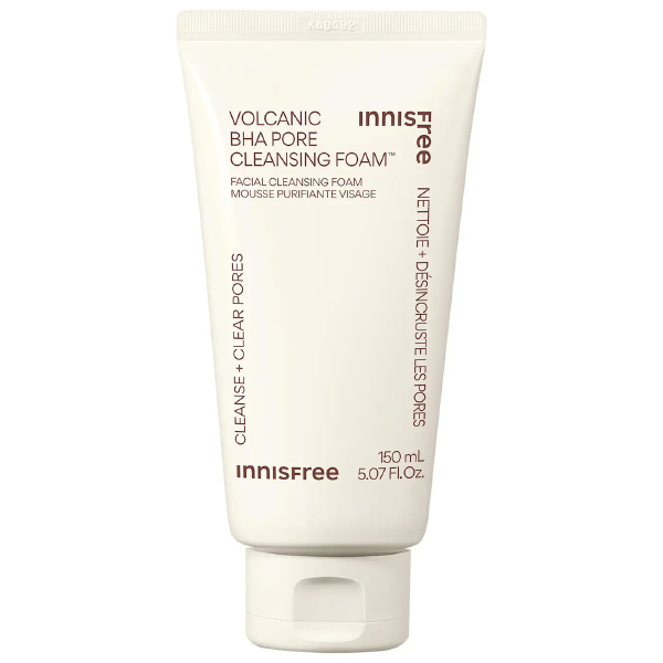 Innisfree Volcanic BHA Pore Cleansing Foam - Mirrors Beauty