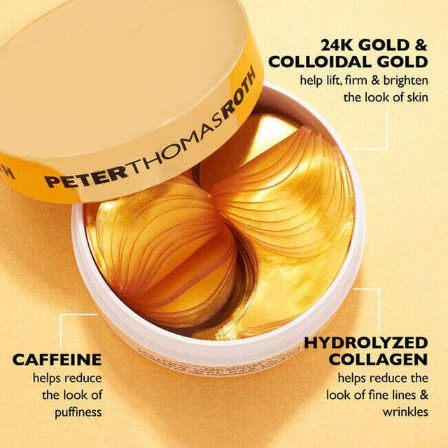 Peter Thomas Roth 24K Gold Pure Luxury Lift & Firm Hydra Gel Eye Patches - Mirrors Beauty