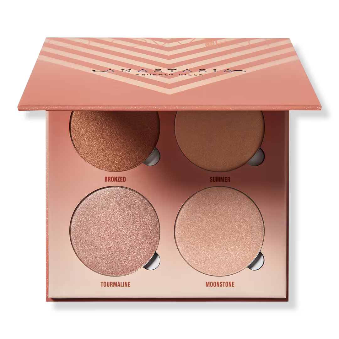 Anastasia Beverly Hills Sun Dipped Glow Kit® Powder Highlighters Mirrors Beauty