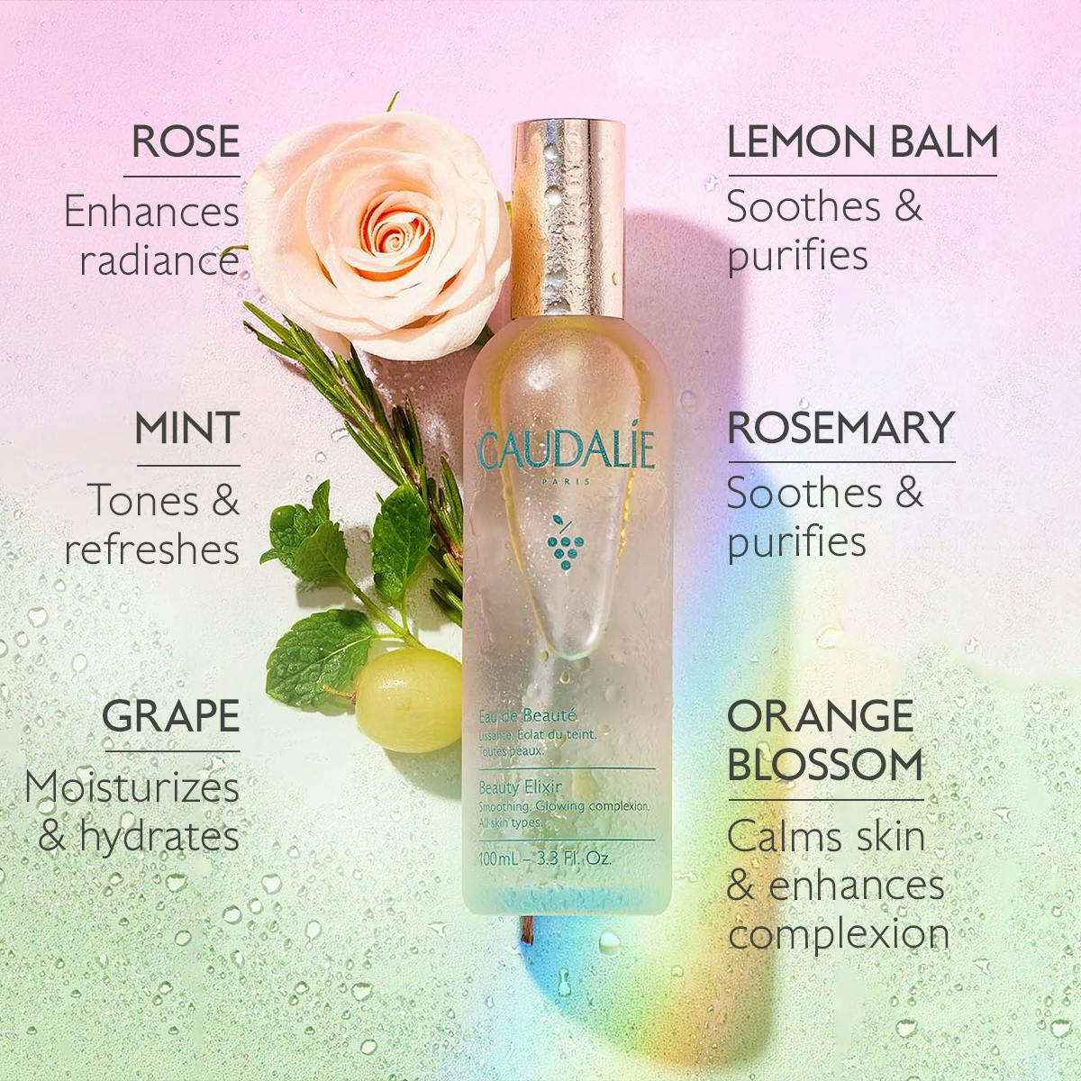 Caudalíe Beauty Elixir Prep, Set, Glow Face Mist