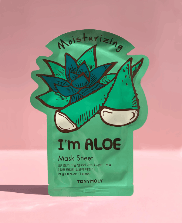 Tonymoly I`m REAL Aloe Mask Sheet Moisturizing - Mirrors Beauty