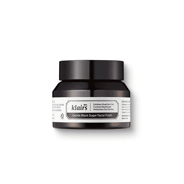 Dear, Klairs Gentle Black Sugar Facial Polish - Mirrors Beauty