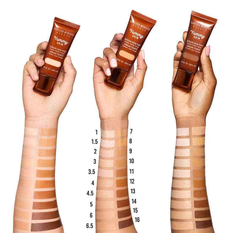 Danessa Myricks Beauty Yummy Skin Serum Skin Tint Foundation with Peptides + Ceramide