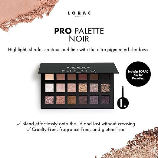 Lorac PRO Palette Noir Mirrors Beauty