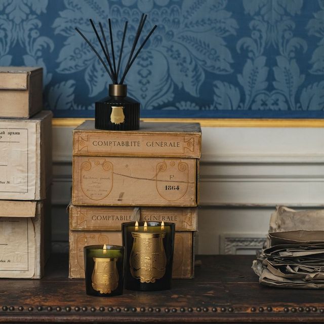 Trudon Ernesto, Leather and Tobacco Candle - Mirrors Beauty