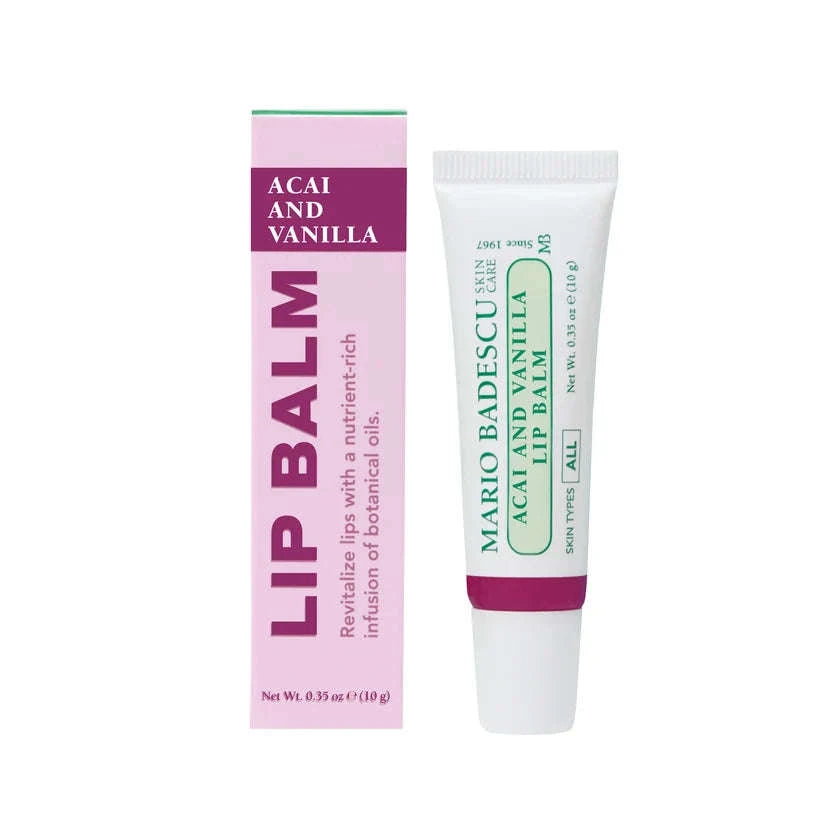 Mario Badescu Acai & Vanilla Lip Balm Mirrors Beauty