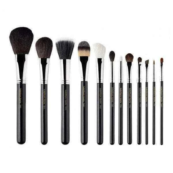 Bdellium Tools Maestro Complete 12pc. Brush Set with Roll-up Pouch