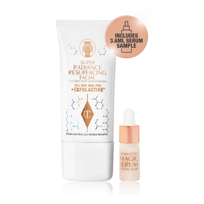 Super Radiance Resurfacing Facial + Exfolactive Mirrors Beauty