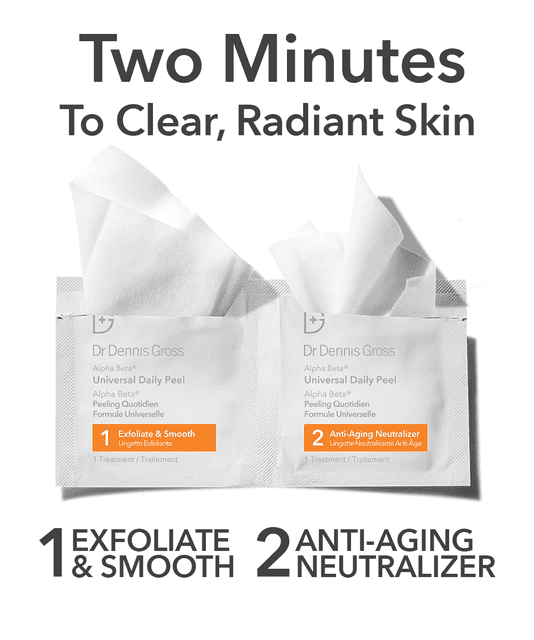 DR DENNIS GROSS Alpha Beta® Universal Daily Peel 30 packs Mirrors Beauty