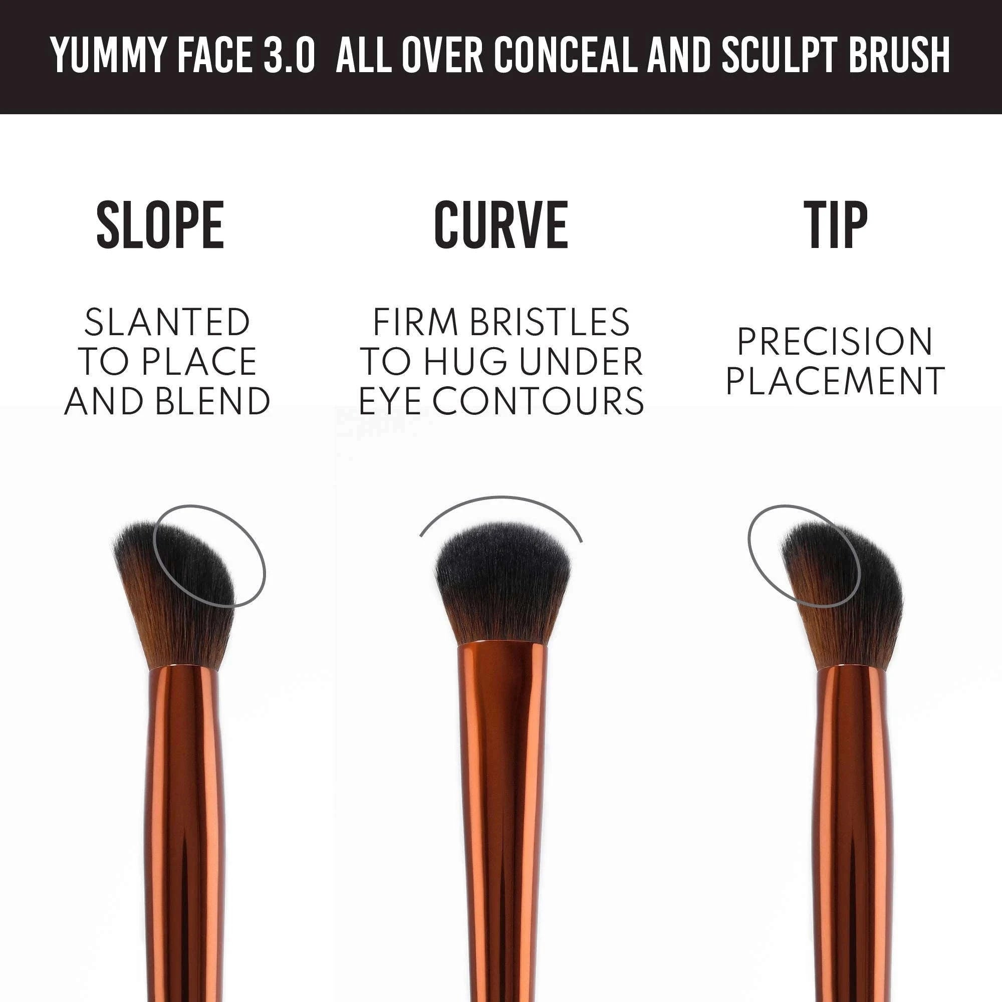 Danessa Myricks Beauty Yummy Face 3.0 All Over Concealer Brush Mirrors Beauty