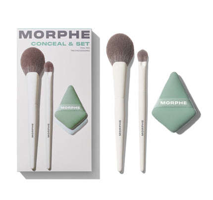 Morphe Conceal & Set Tool Trio Mirrors Beauty