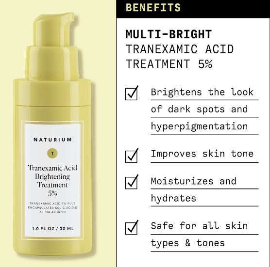 Naturium Multi-bright Tranexamic Acid Treatment 5% Mirrors Beauty
