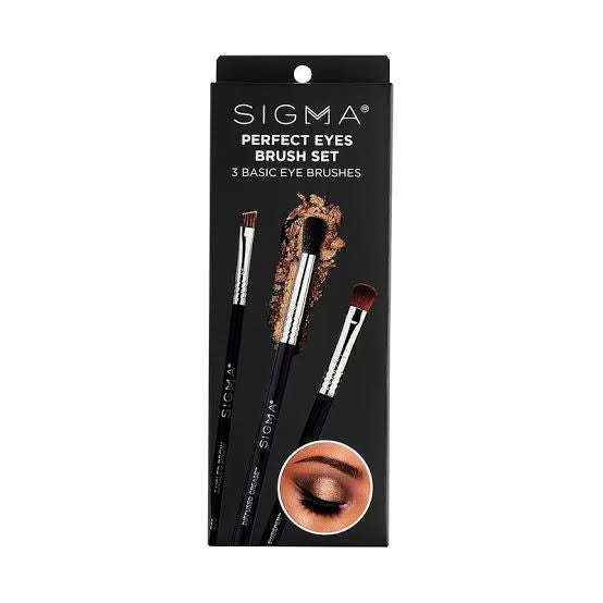 Sigma Beauty Perfect 3 Basic Eye Brush Set Mirrors Beauty
