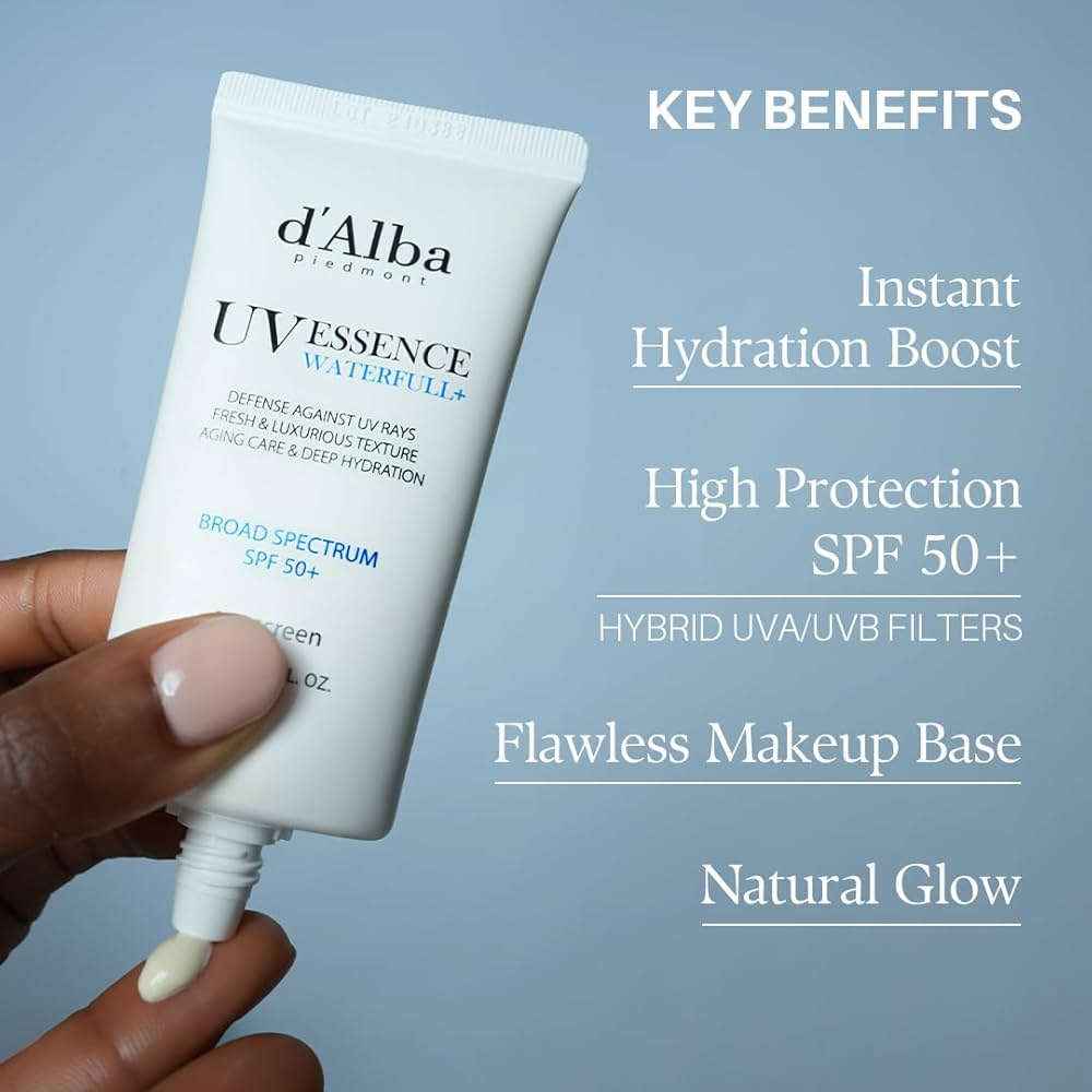 d'Alba UV Essence Waterfull+ Sunscreen, SPF 50+