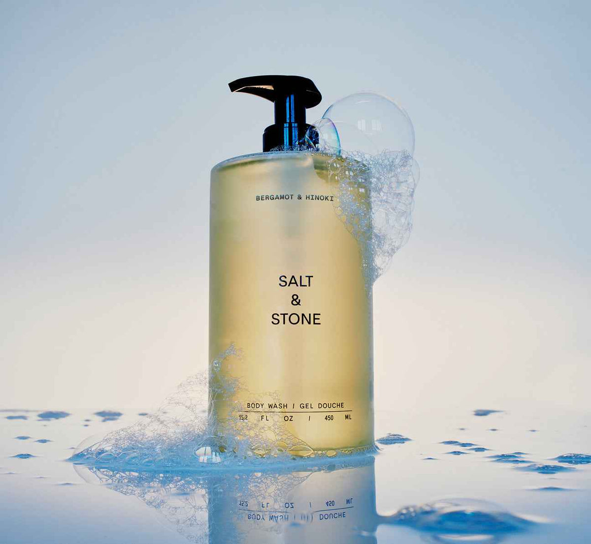 SALT & STONE Body Wash Bergamont & Hinoki