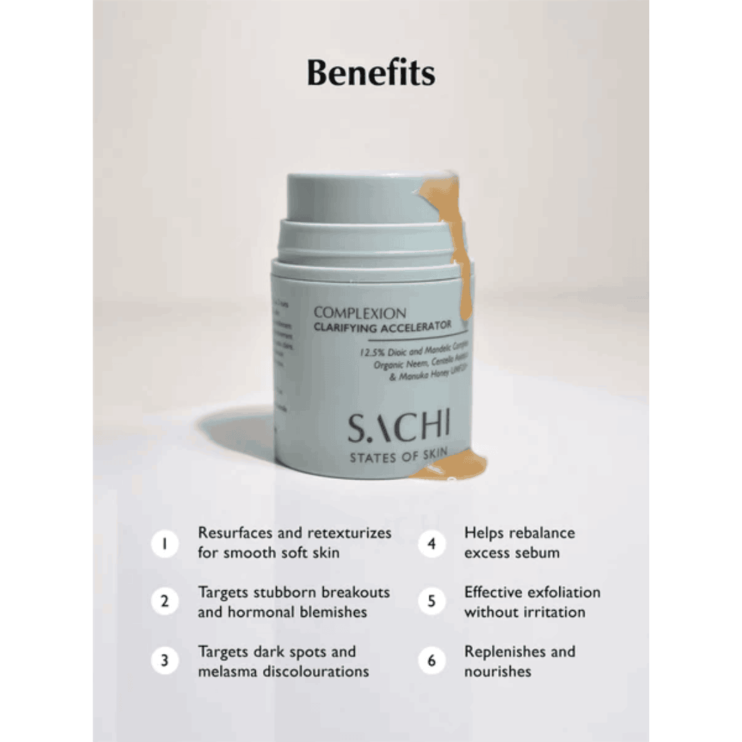 SACHI STATES OF SKIN Complexion Clarifying Accelerator Mirrors Beauty