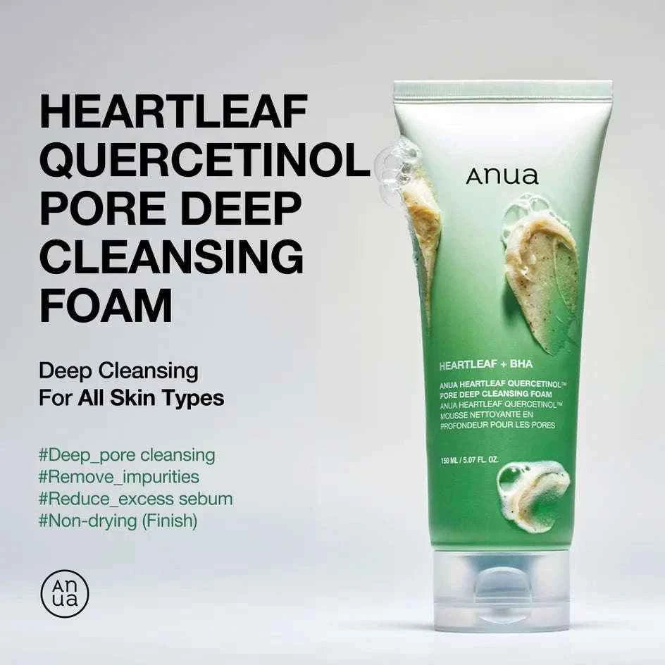 Anua Heartleaf Quercetinol Pore Deep Cleansing Foam