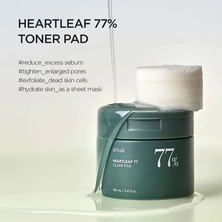Anua Heartleaf 77 Clearpad Mirrors Beauty