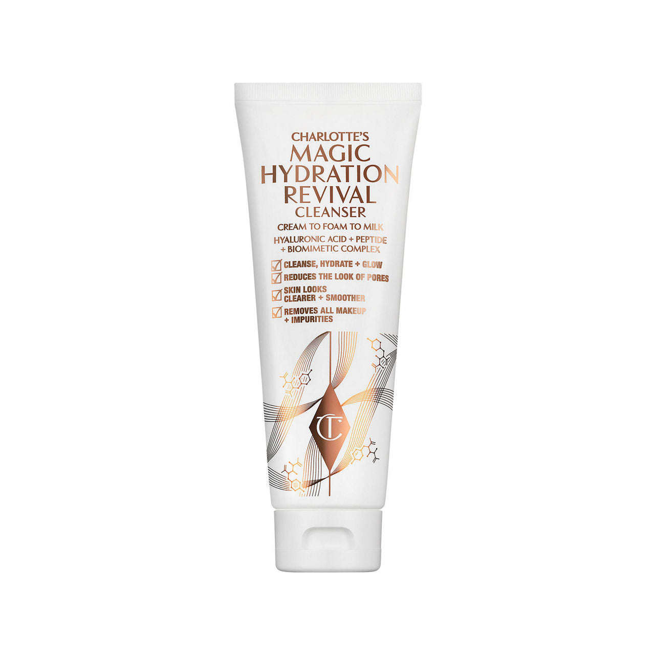 Charlotte Tilbury Magic Hydration Revival Cleanser Mirrors Beauty