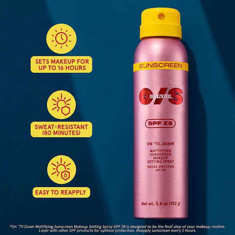 ONE/SIZE by Patrick Starrr On 'Til Dawn Mattifying Sunscreen Makeup Setting Spray SPF 28