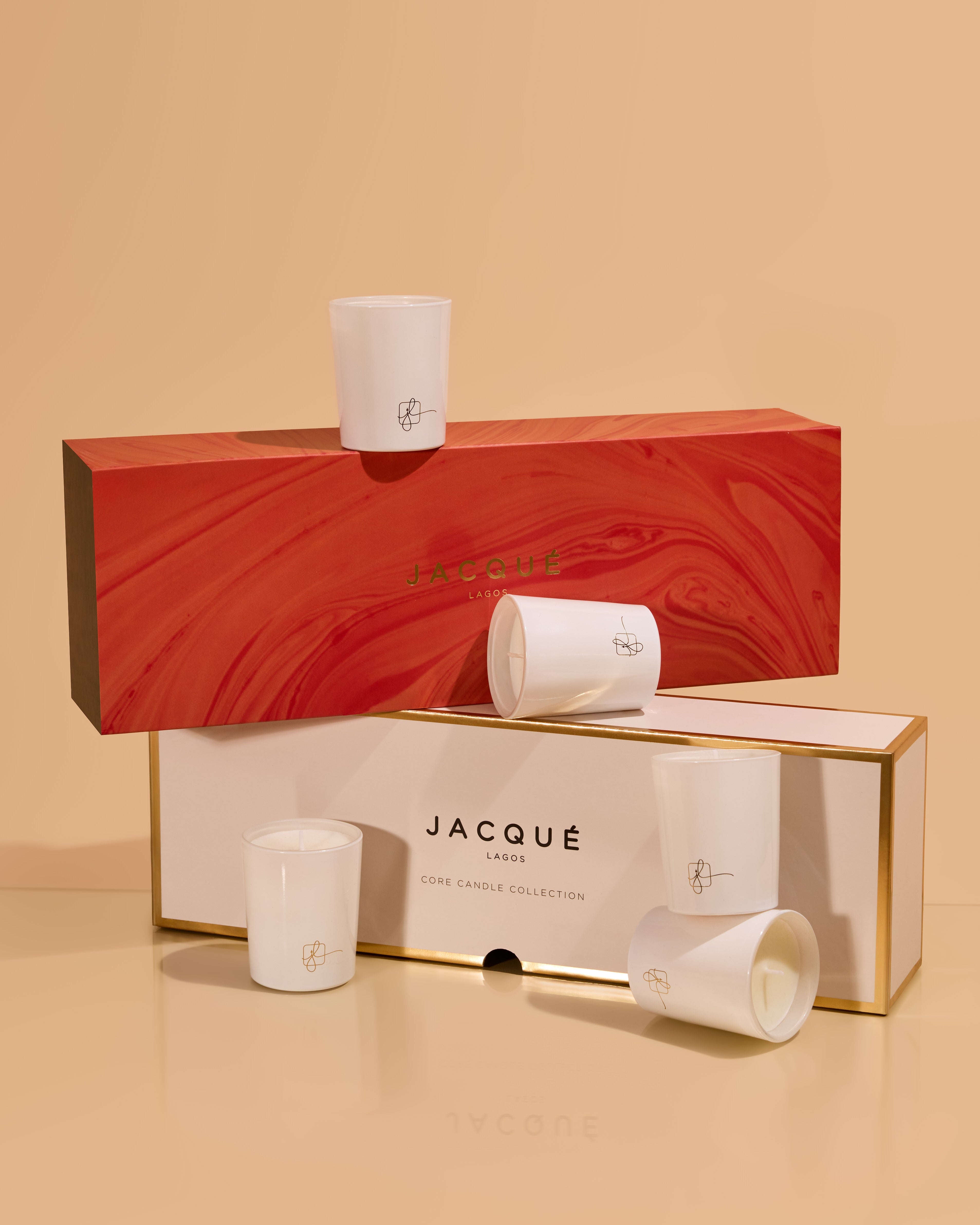 Jacque Mini Candles Gift Set Mirrors Beauty