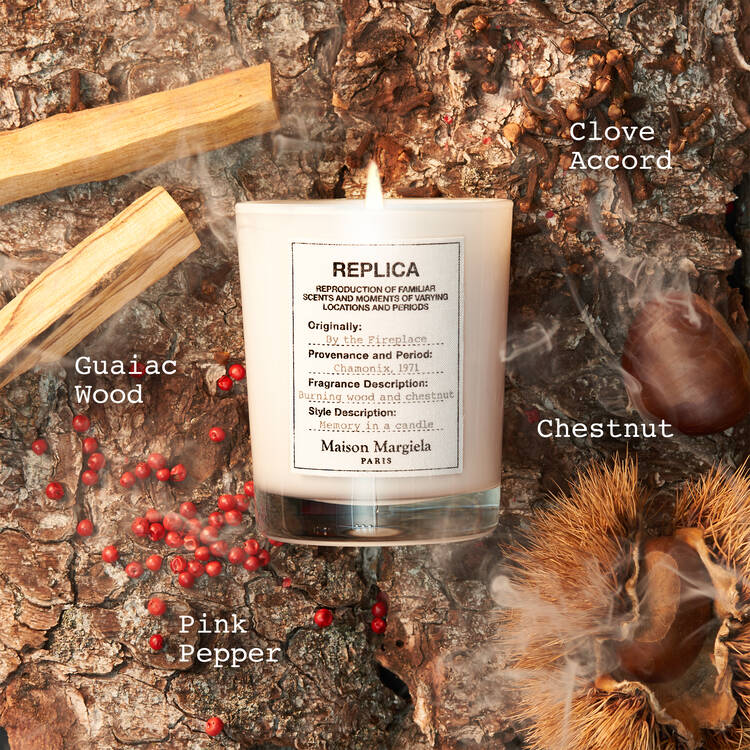 REPLICA By The Fireplace Scented Candle mini - Mirrors Beauty