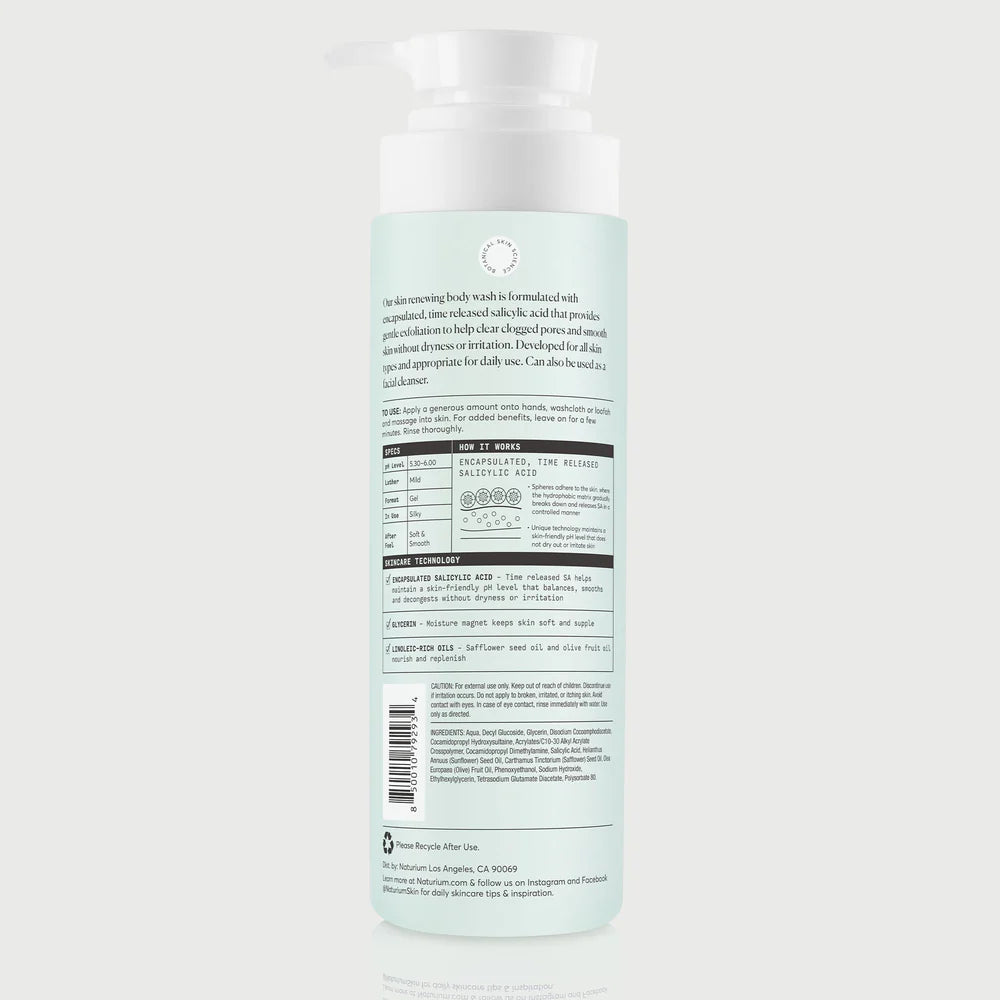 Naturium The Perfector Salicylic Acid Body Wash - Mirrors Beauty