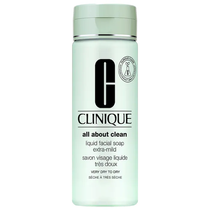 Clinique All about Clean Liquid Facial Soap Extra Mild - Mirrors Beauty