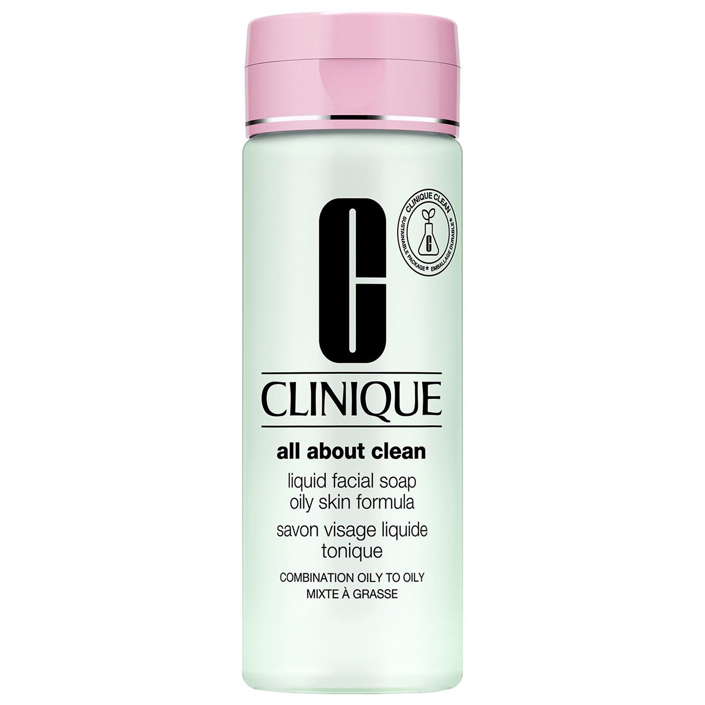 Clinique All about Clean Liquid Facial Soap-Oily Skin - Mirrors Beauty