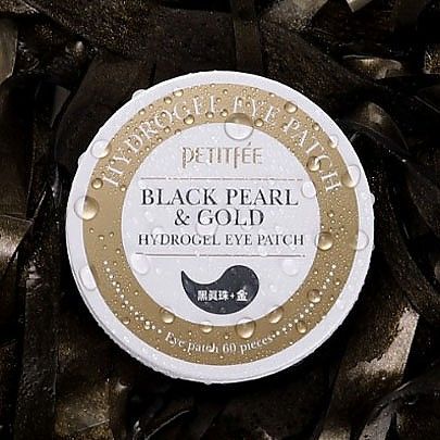 Petitfee Black Pearl & Gold Hydrogel Eye Patch - Mirrors Beauty