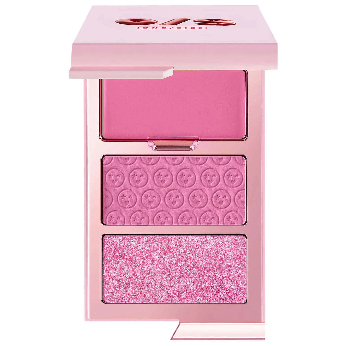 One Size Cheek Clapper 3D Blush Trio Palette Attention Seeker Mirrors Beauty