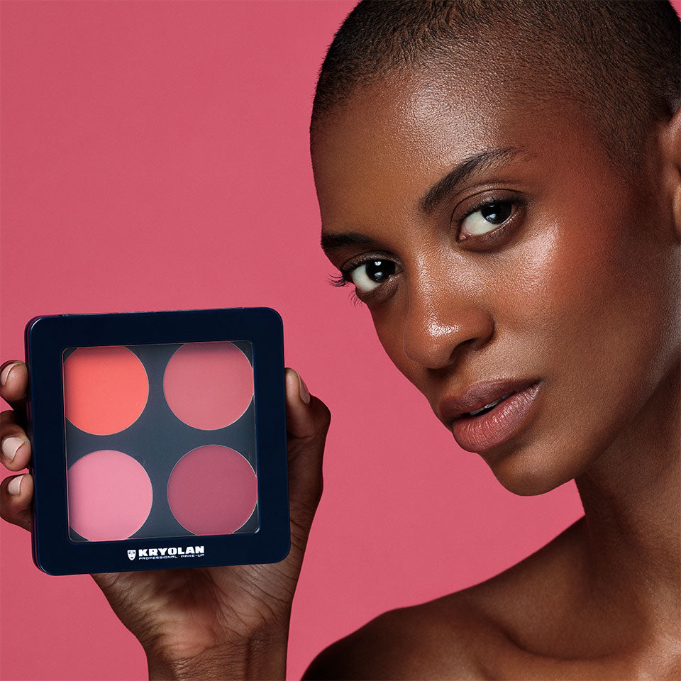 Kryolan Cream Blush Palette 4 Colors