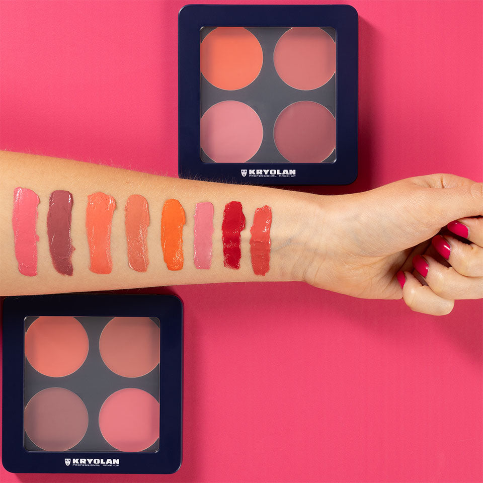 Kryolan Cream Blush Palette 4 Colors