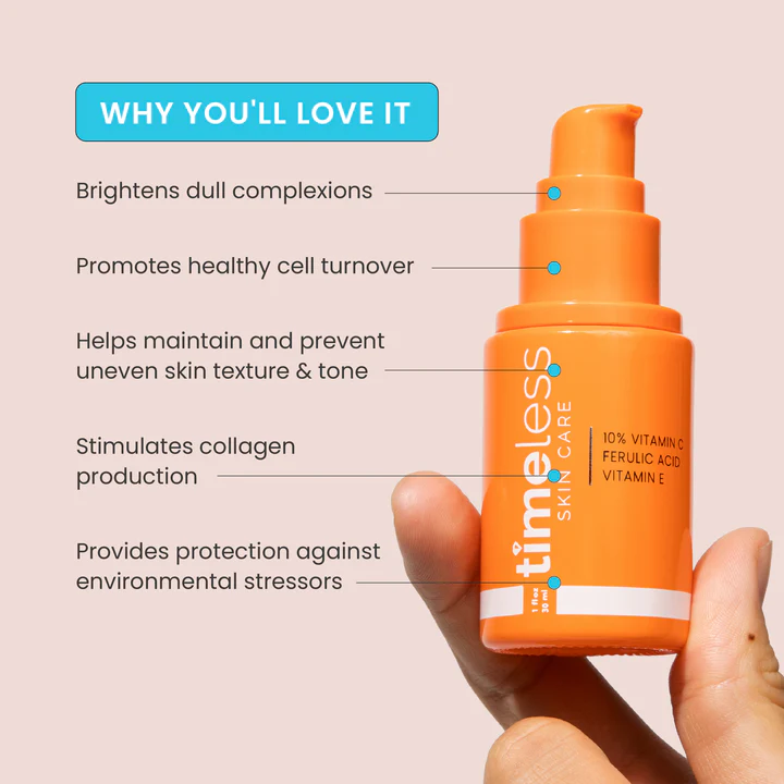 Timeless Skincare 10% VITAMIN C + E FERULIC ACID SERUM