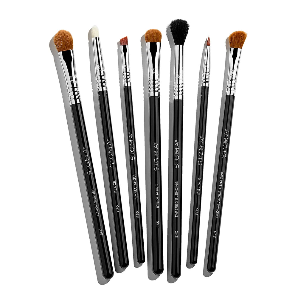SIGMA Basic Eye Brush Set 7 Classic Eye Brushes