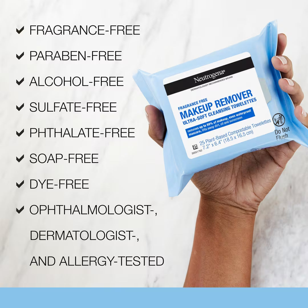 Neutrogena Makeup Remover Cleansing Towelettes Fragrance Free