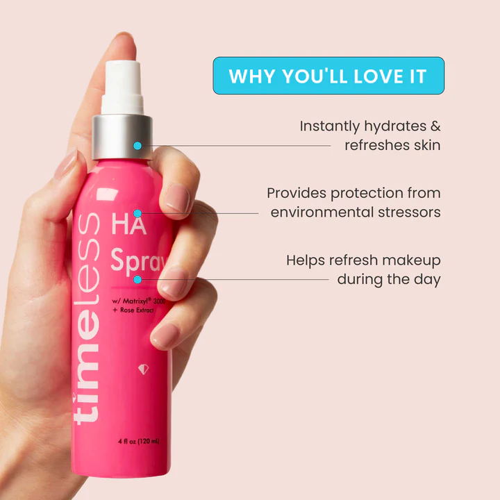 Timeless Skincare HA Matrixyl®️ 3000 w/Rose Spray