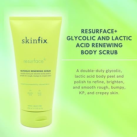Skinfix Resurface+ Glycolic and Lactic Acid Renewing Body Scrub - Mirrors Beauty