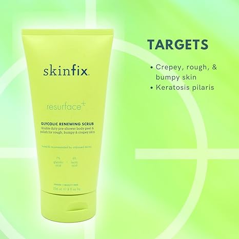 Skinfix Resurface+ Glycolic and Lactic Acid Renewing Body Scrub - Mirrors Beauty