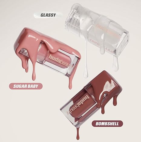 Huda Beauty Glossiest Glos Mini Kit (3 Pieces) - Mirrors Beauty