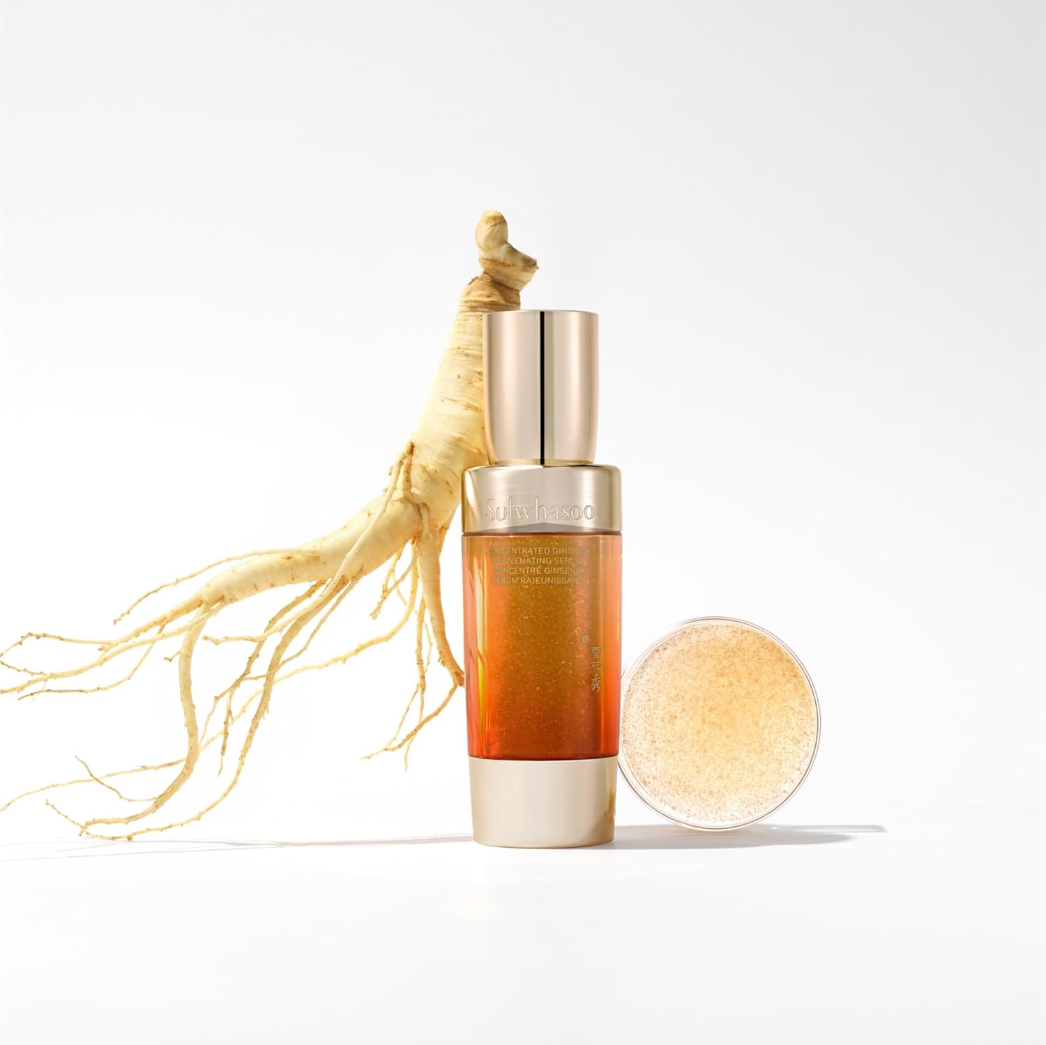 Sulwhasoo Concentrated Ginseng Rejuvenating Serum- Ginseng & Peptide Anti-Aging Serum with Niacinamide, Retinol, Vitamin B5 & Hyaluronic Acid for Wrinkles & Hydration - Mirrors Beauty