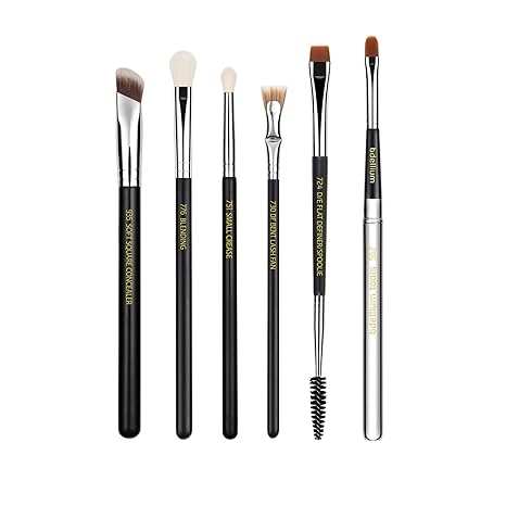 Bdellium Tools Maestro Pro Collection 10pc. Brush Set with Roll-up Pouch