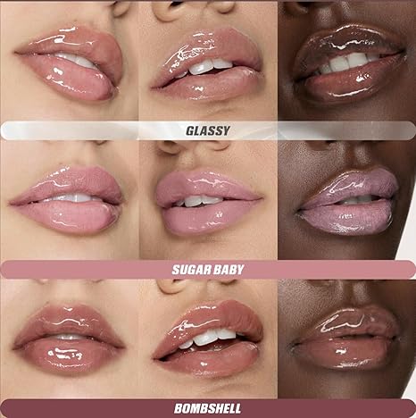 Huda Beauty Glossiest Glos Mini Kit (3 Pieces) - Mirrors Beauty