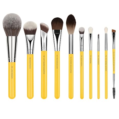 Bdellium Tools Studio Pro Collection 10pc. Brush Set with Roll-up Pouch