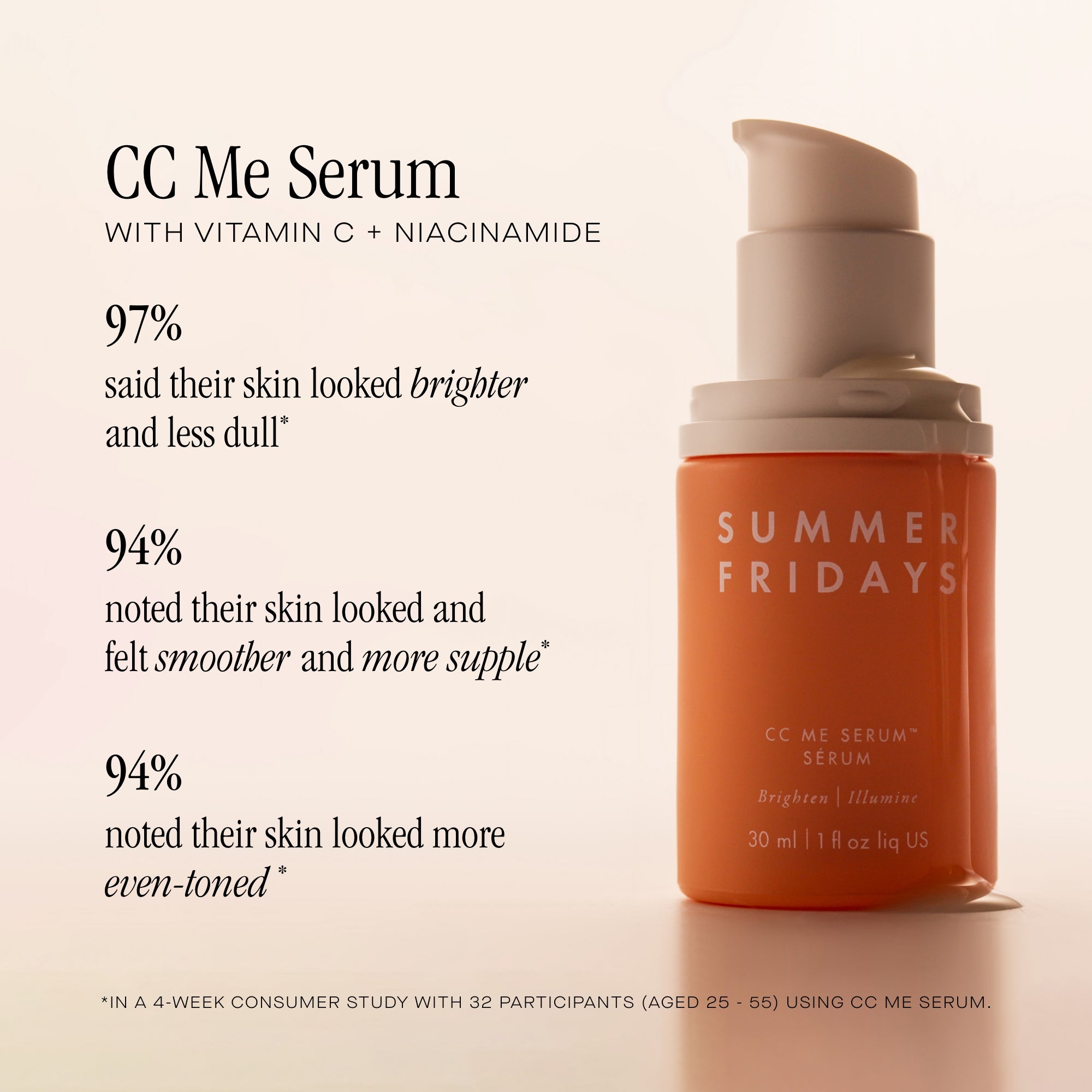 Summer Fridays CC Me Serum® with Vitamin C + Niacinamide