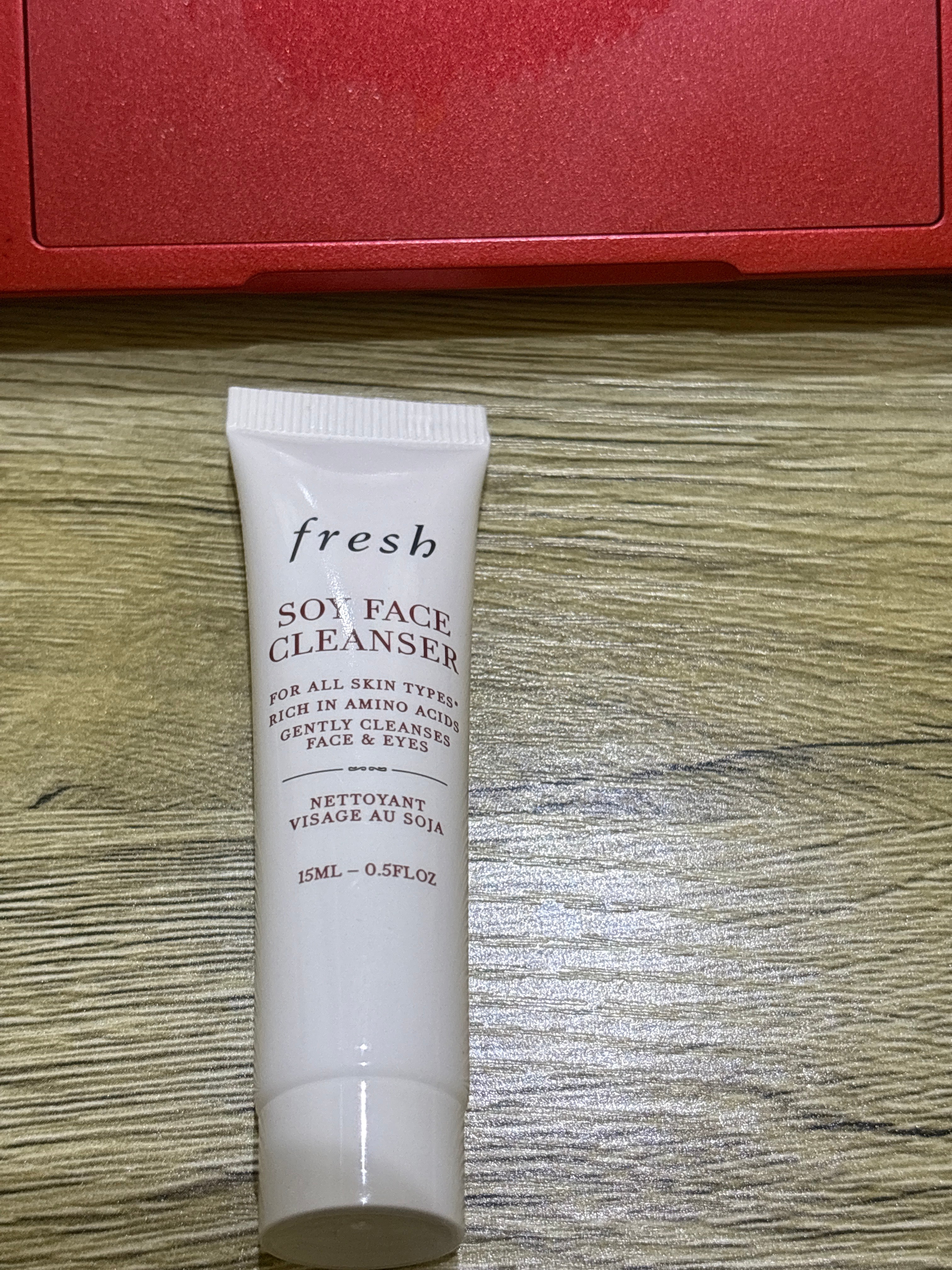 Fresh soy face cleanser samples