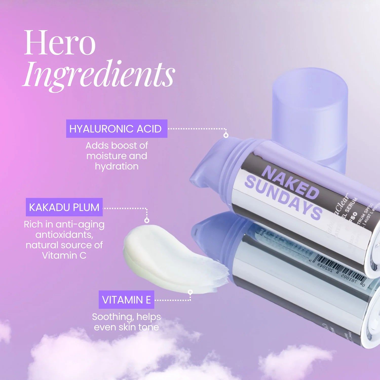 Naked Sunday CabanaClear™ SPF50 Water Gel Serum