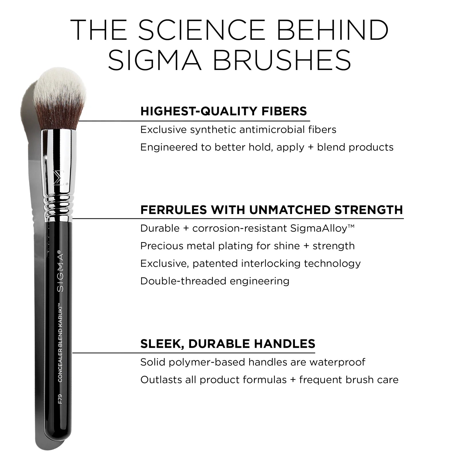 Sigma F79 Concealer Blend Kabuki™ Brush