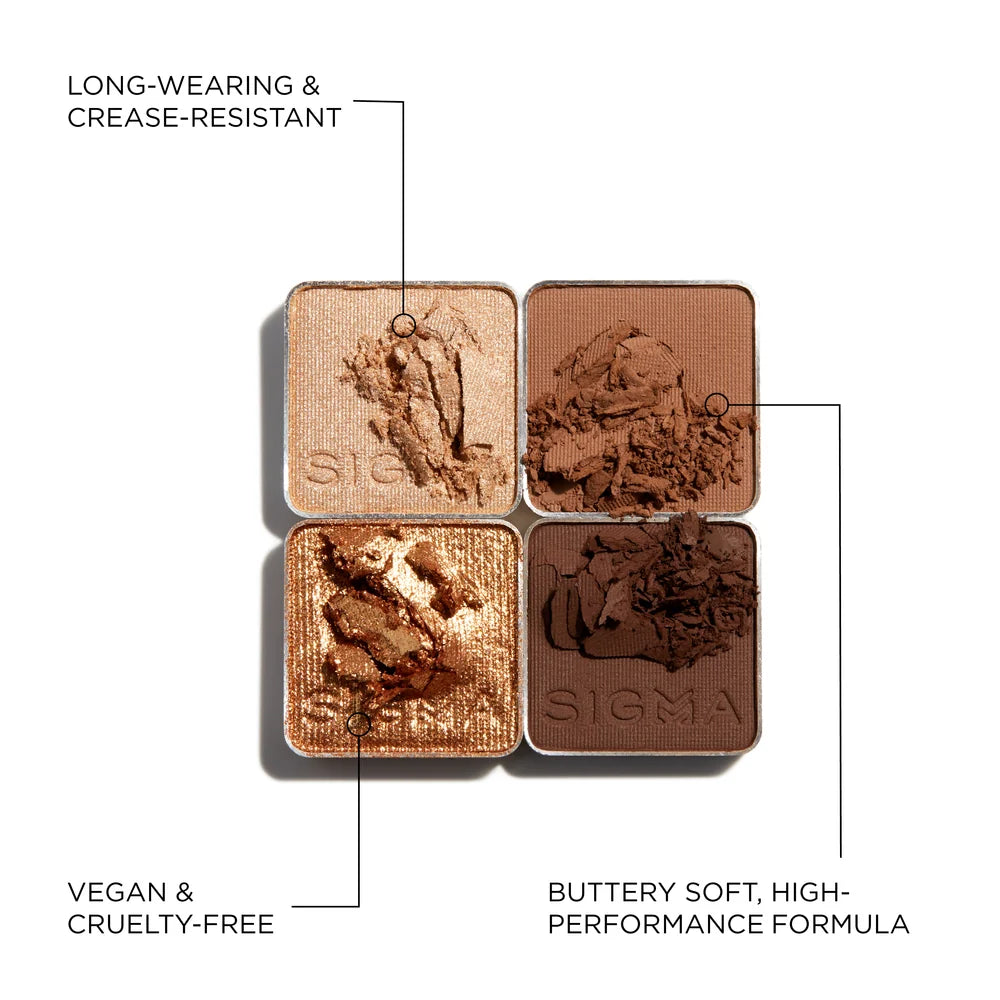 SIGMA Crème Brûlée Eyeshadow Quad